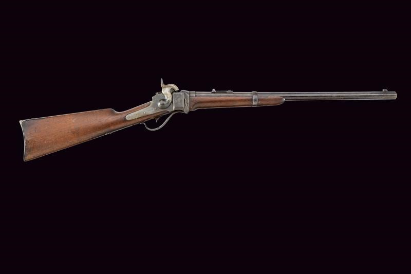 Sharps, New Model 1863 Carbine, carabina a retrocarica a luminello (non convertita)