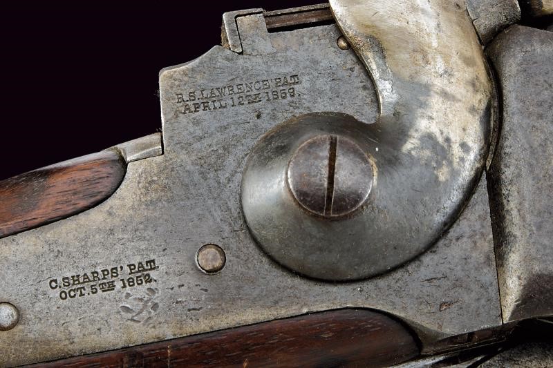 Sharps, New Model 1863 Carbine, carabina a retrocarica a luminello (non convertita)