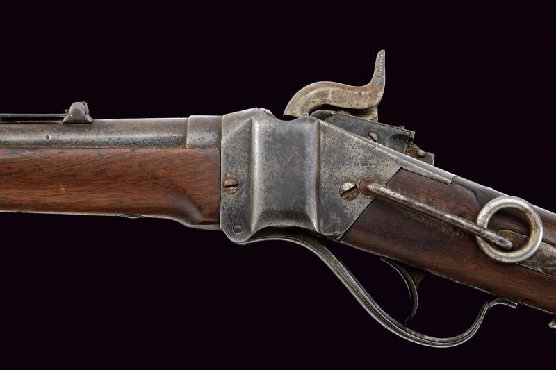 Sharps, New Model 1863 Carbine, carabina a retrocarica a luminello (non convertita)