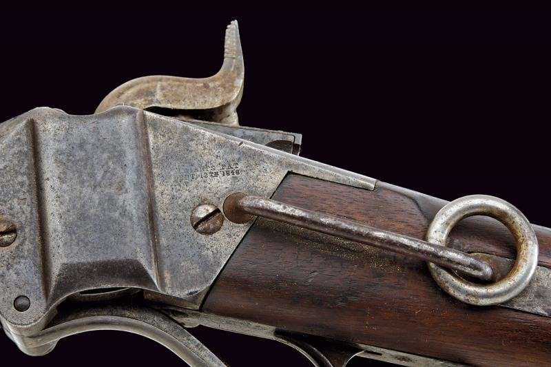 Sharps, New Model 1863 Carbine, carabina a retrocarica a luminello (non convertita)