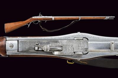 H. Hall, Model 1819/31, Fucile a retrocarica a percussione con canna rigata (USA), 2º quarto XIX ...