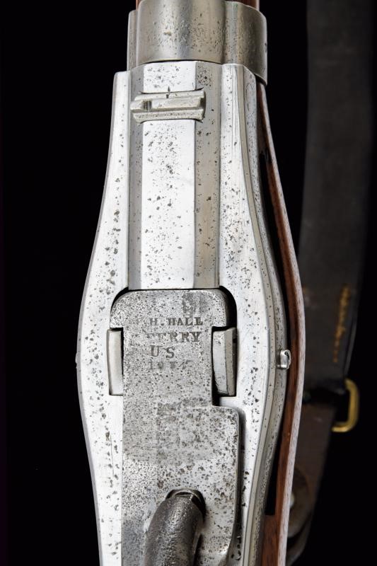 H. Hall, Model 1819/31, Fucile a retrocarica a percussione con canna rigata (USA), 2º quarto XIX ...