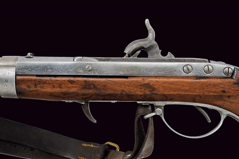 H. Hall, Model 1819/31, Fucile a retrocarica a percussione con canna rigata (USA), 2º quarto XIX ...