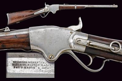 Spencer Repeating Carbine, fucile a ripetizione a retrocarica, 52 rimfire (USA), 1863-1865