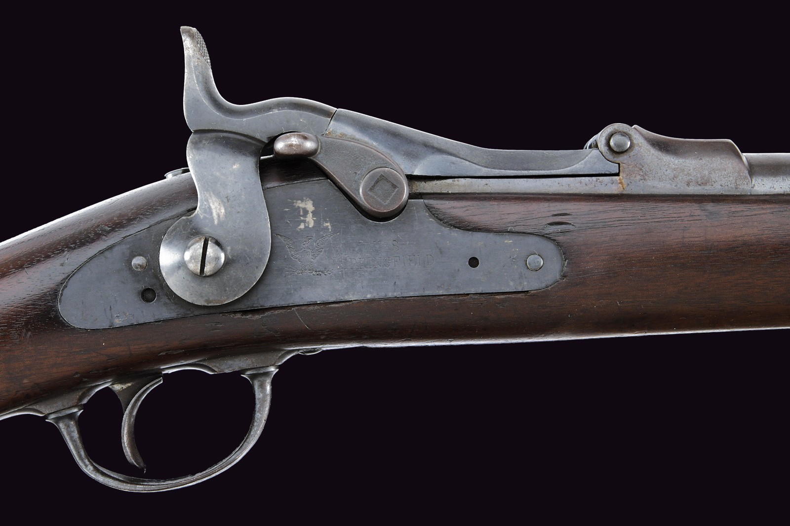 Model 1873 Trapdoor Carbine "Custer Range", carabina calibro .45-70 a percussione centrale