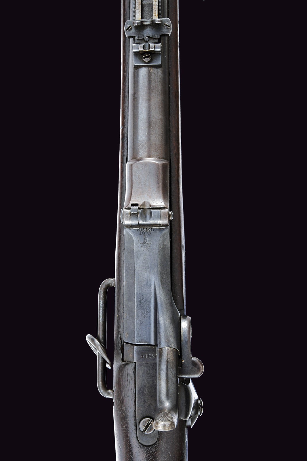 Model 1873 Trapdoor Carbine "Custer Range", carabina calibro .45-70 a percussione centrale