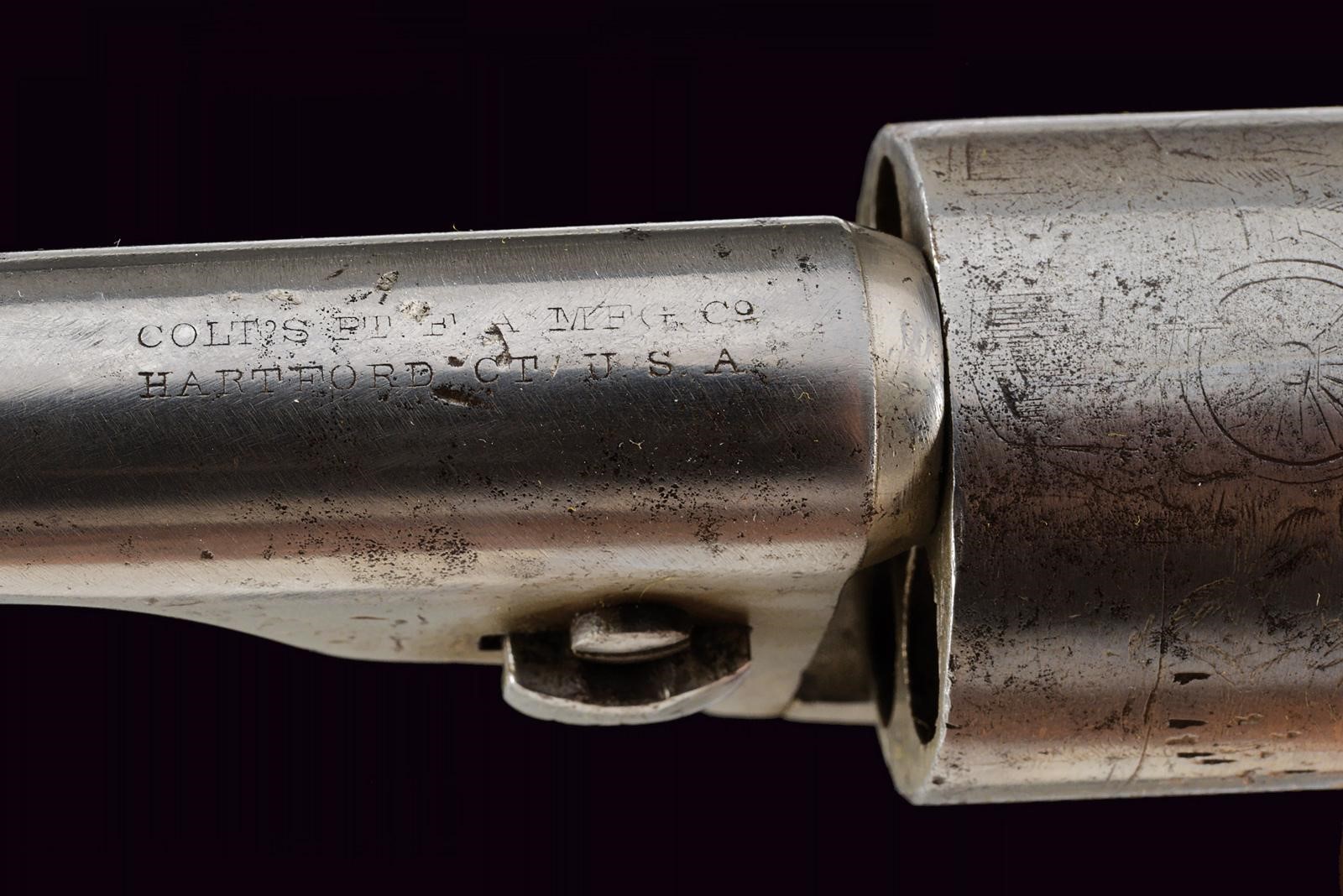 Arma da fuoco, revolver a tamburo 3-1/2" calibro .38, canna tonda rigata, in cassetta