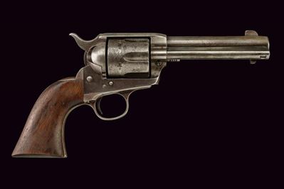 Colt, Single Action Army Revolver (1875), .44-40, metallo inciso e marcature originali
