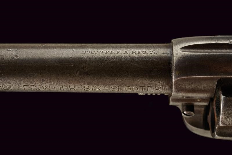 Colt, Single Action Army Revolver (1875), .44-40, metallo inciso e marcature originali
