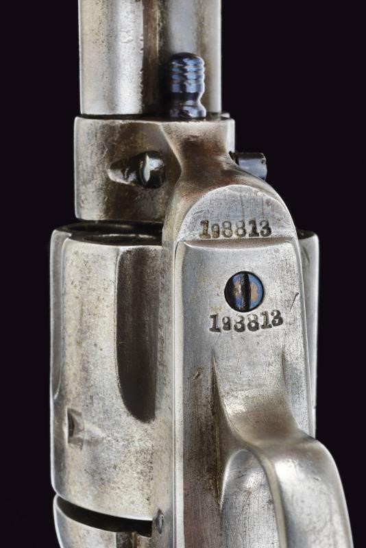 Colt, Single Action Army, Mod. 1873 revolver a tamburo per cartucce .38 W.C.F., canna rigata