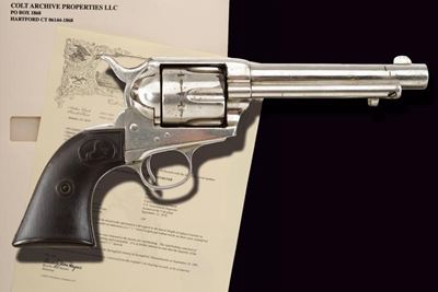 Henry Nettleton (timbro ispettivo H.N.), Colt Single Action Army “Artillery”, revolver a tamburo ...