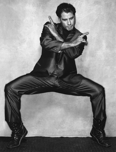 John Travolta, NYC (stampa vintage al platino, 1994)