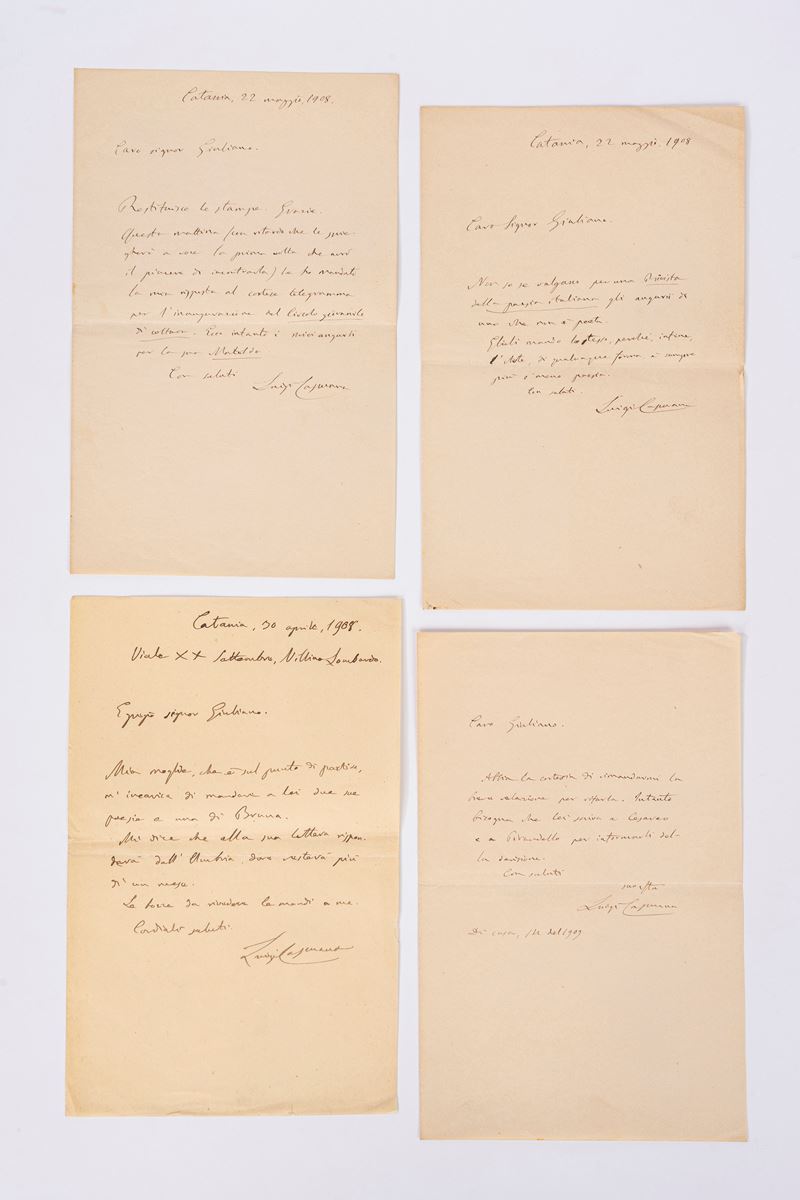 Lettere autografe e firmate