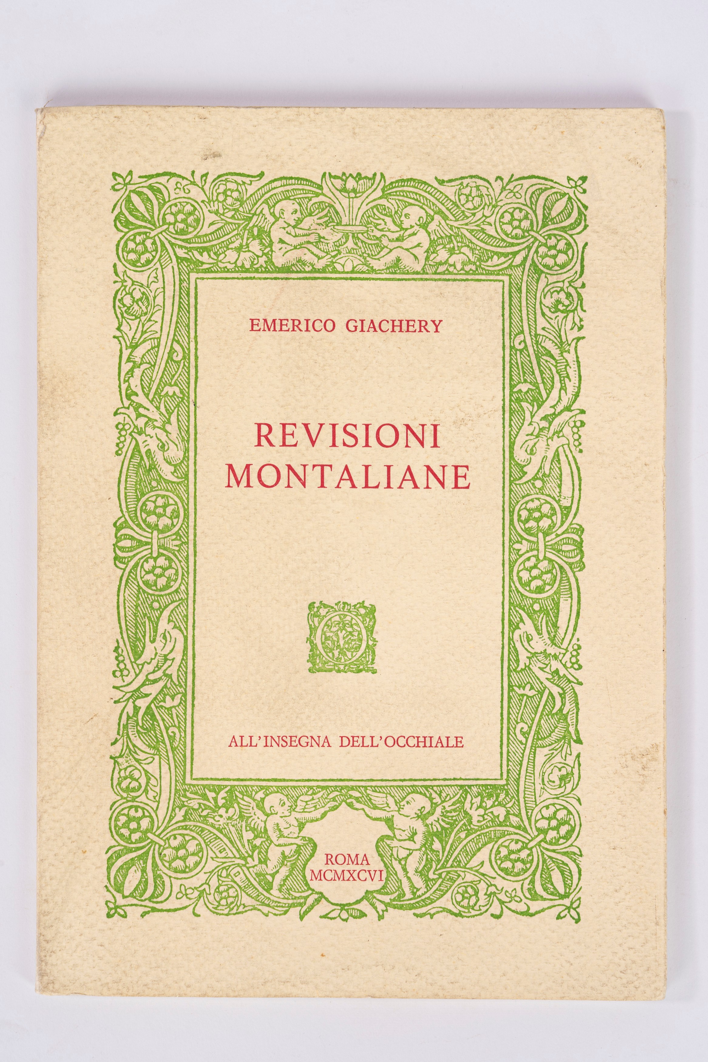 Revisioni montaliane