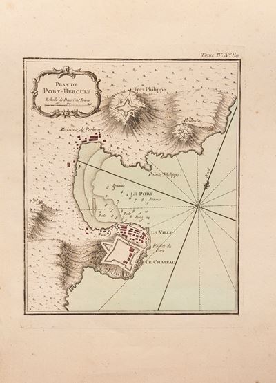 Jacques-Nicolas Bellin, Plan de Port-Hercule (Porto Ercole), 1764