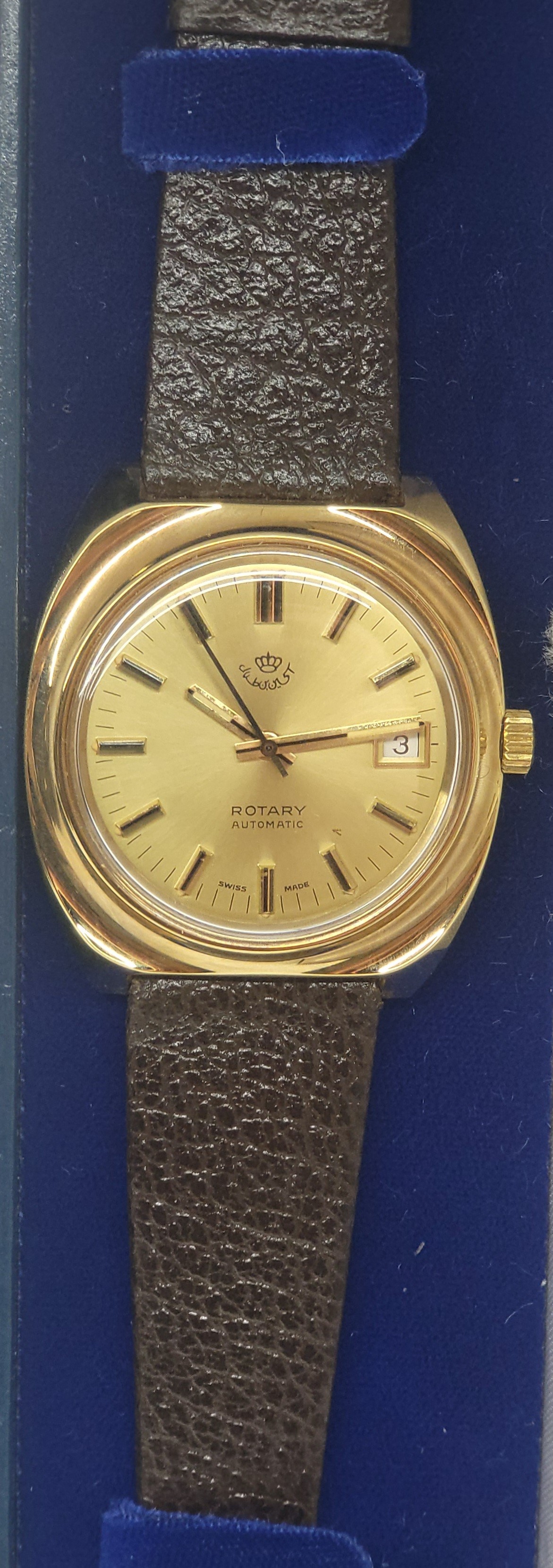 Re Husayn di Giordania - Omaggio presidenziale per diplomatico italiano: orologio ROTARY “Made in...