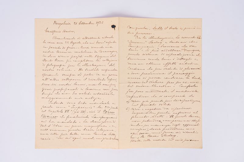 Lettera autografa firmata