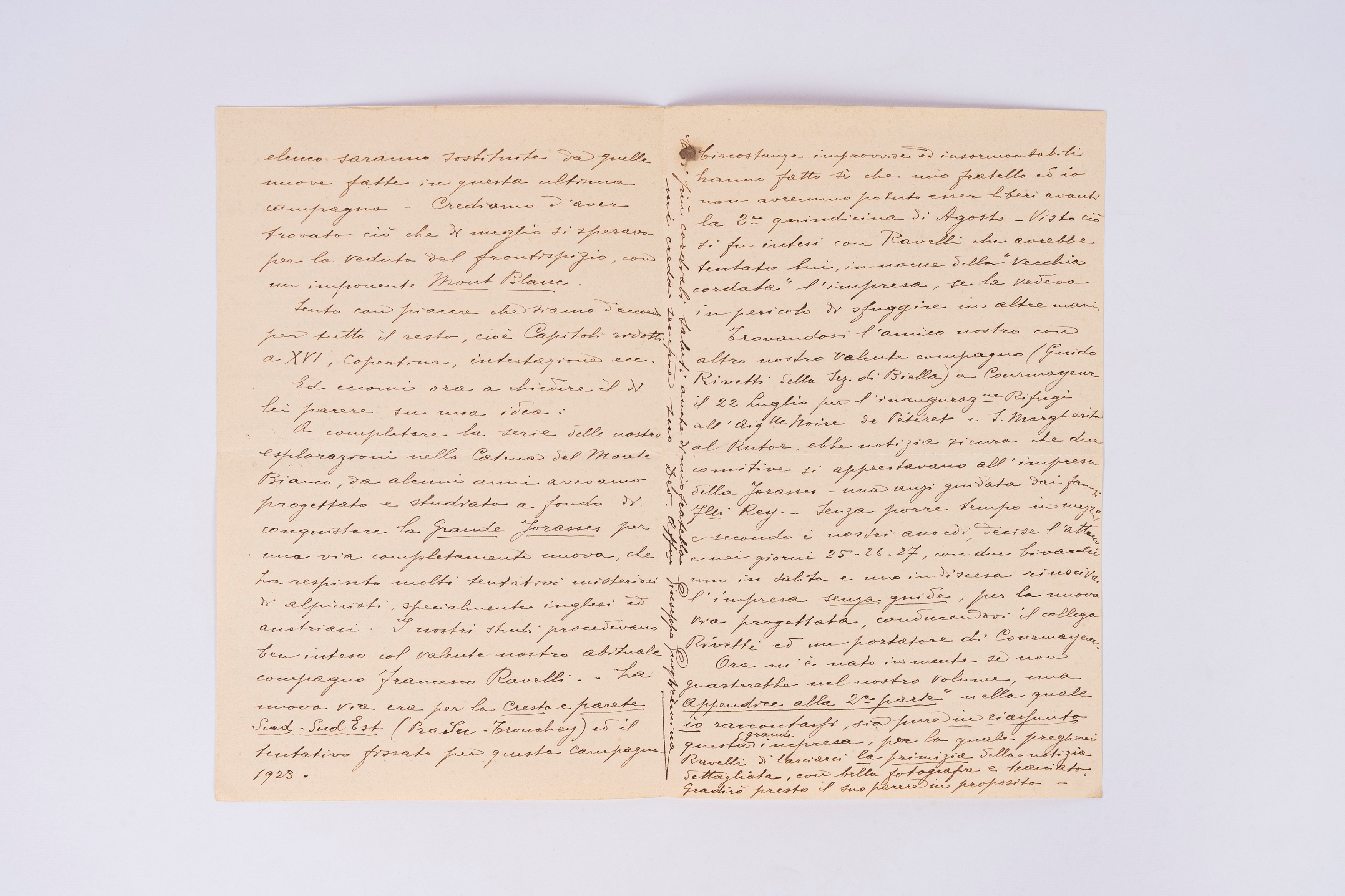 Lettera autografa firmata