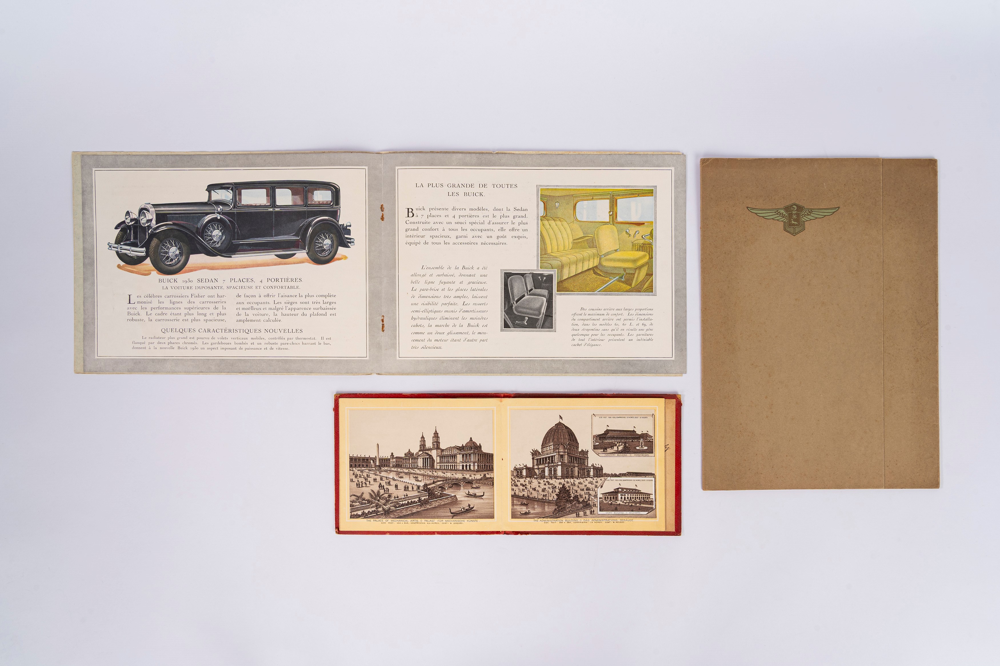 Buick & General Motors, documentazione automobilistica (1930) e materiale editoriale storico
