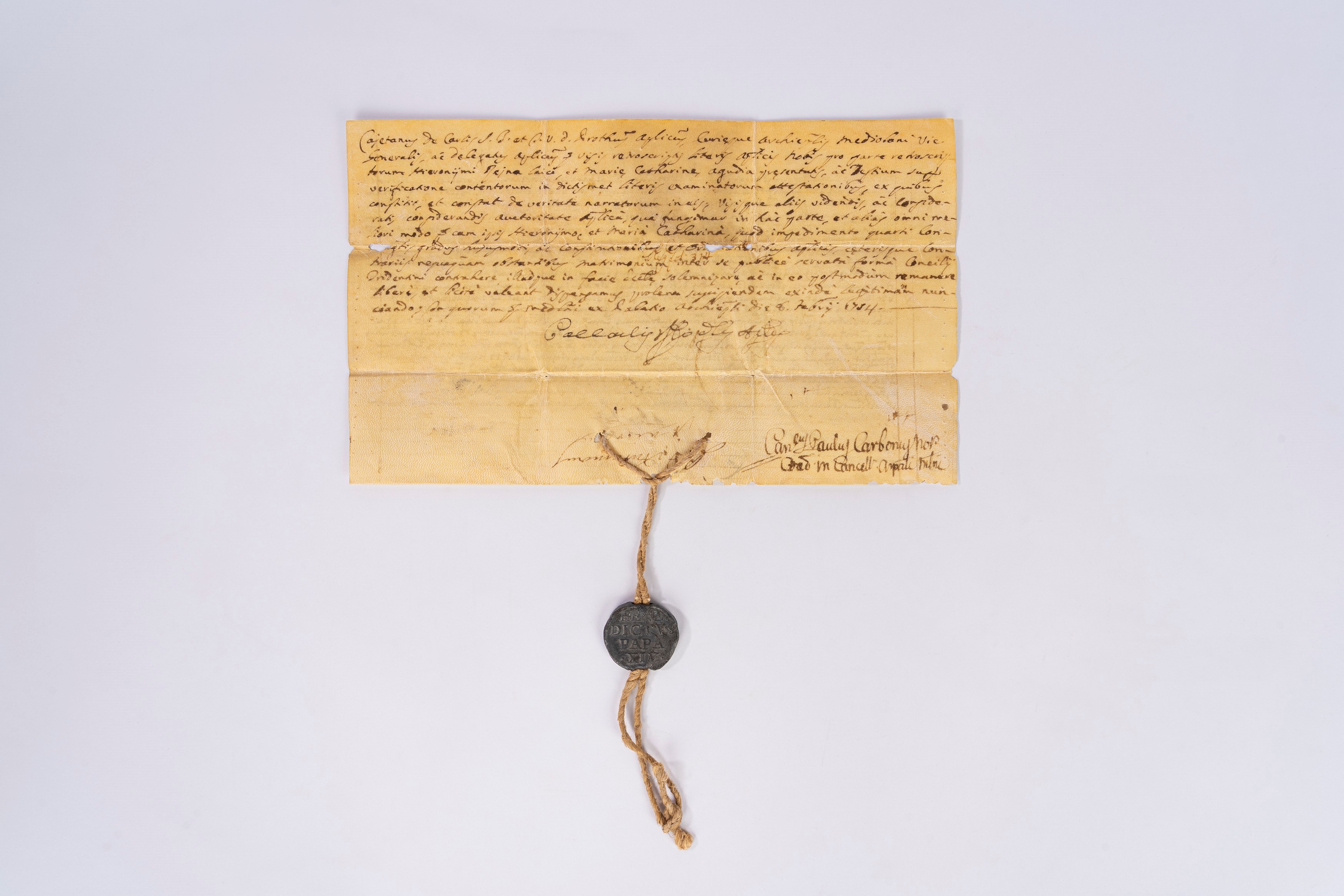 Benedetto XIV - Bolla papale del 30 dicembre 1753 (Roma, apud Sanctam Mariam Maiorem)