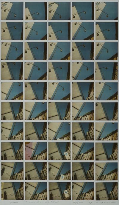 Milano, Studio n° 1 via Brera, 50 polaroid montate a mosaico