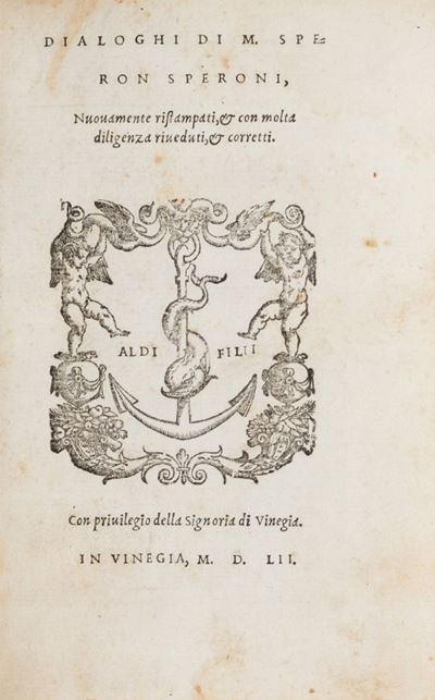 Dialoghi. Nuouamente Ristampati, & con Molta Diligenza Riueduti, & Corretti
