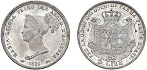 MARIA LUIGIA (1815-1847) - 2 lire 1815, Milano.