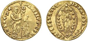 ALVISE CONTARINI, Doge CVI (1676 - 1684) - Zecchino, s.d., Venezia.