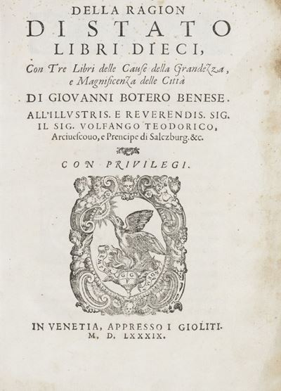 Della Ragion di Stato Libri Dieci