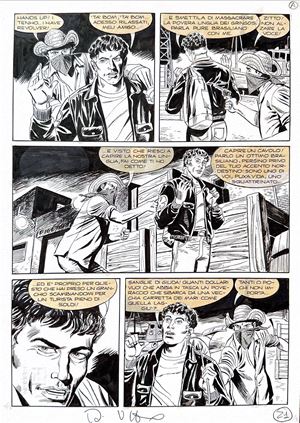 Tavola originale - Mister No n.364 - Qualcosa &egrave; cambiato