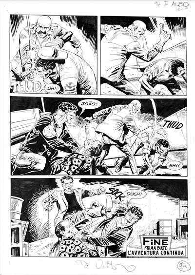 Tavola originale di Mister No n. 364 “Qualcosa è cambiato”