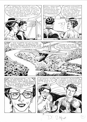 Tavola originale - Mister No n.236 - La citt&agrave; dimenticata
