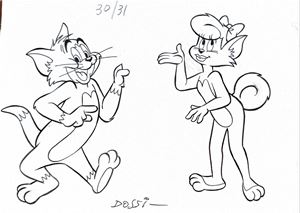 Illustrazione originale - Tom & Jerry