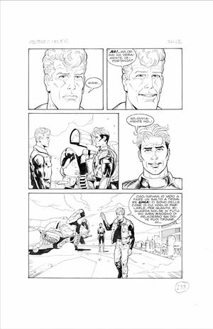 Tavola originale - Nathan Never e Martin Mystere 2 - Il segreto di Altrove