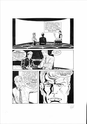 Tavola originale - Nathan Never e Martin Mystere 2 - Il segreto di Altrove