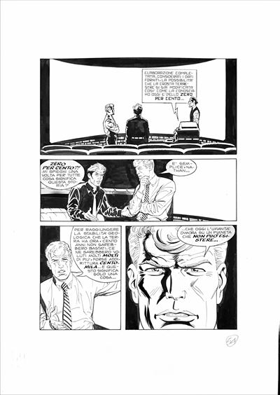 Tavola originale “Nathan Never e Martin Mystere 2” – Il segreto di Altrove