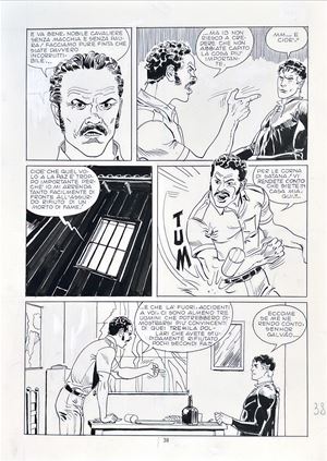 Tavola originale - Mister No n. 112 - Caccia all&rsquo;uomo