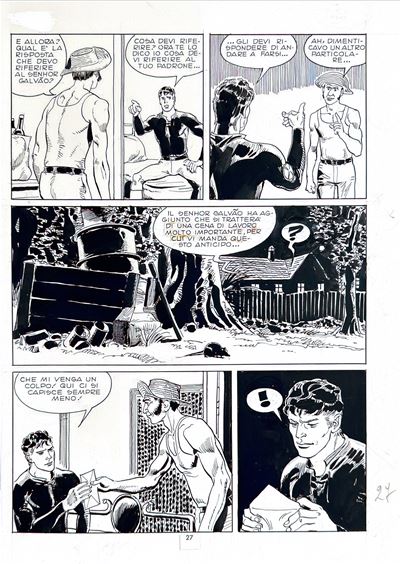 Tavola originale per Mister No n. 112, Caccia all’uomo