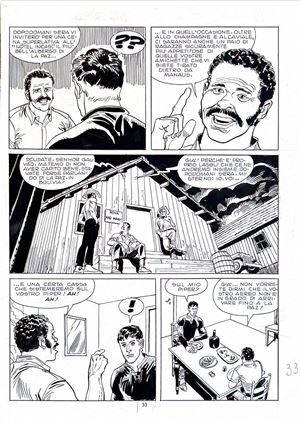 Tavola originale - Mister No n. 112 - Caccia all&rsquo;uomo