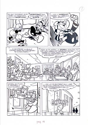 Tavola originale - Historia Papera - Disney