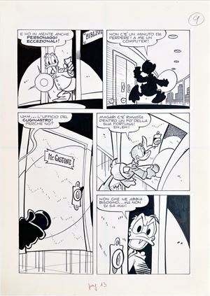 Tavola originale - Historia Papera - Disney
