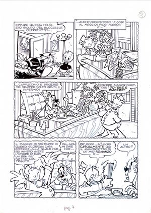 Tavola originale - Historia Papera - Disney