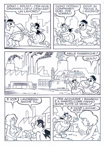Tavola originale per Geppo “Omada ed Ava”