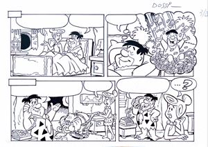 Tavola originale - Flintstones - &ldquo;Guida al risparmio&rdquo;