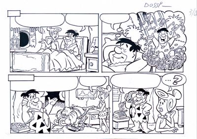 Tavola originale dei Flintstones – “Guida al risparmio”