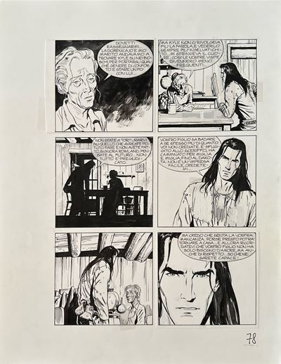 Tavola originale per Magico Vento n.49 “Il vendicatore”