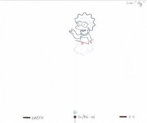 I Simpson - Disegno di produzione -  Lisa Simpson