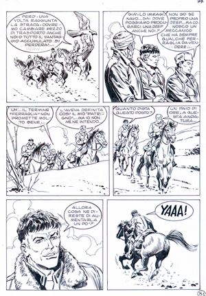 Tavola originale - Mister No n. 340 - Presagi di morte