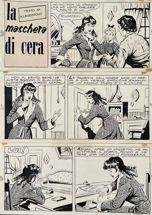 Tavola originale - Piccolo Ranger n. 19 - La maschera di cera