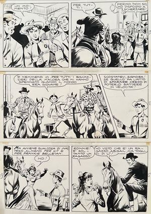 Tavola originale - Piccolo Ranger n. 19 - La maschera di cera